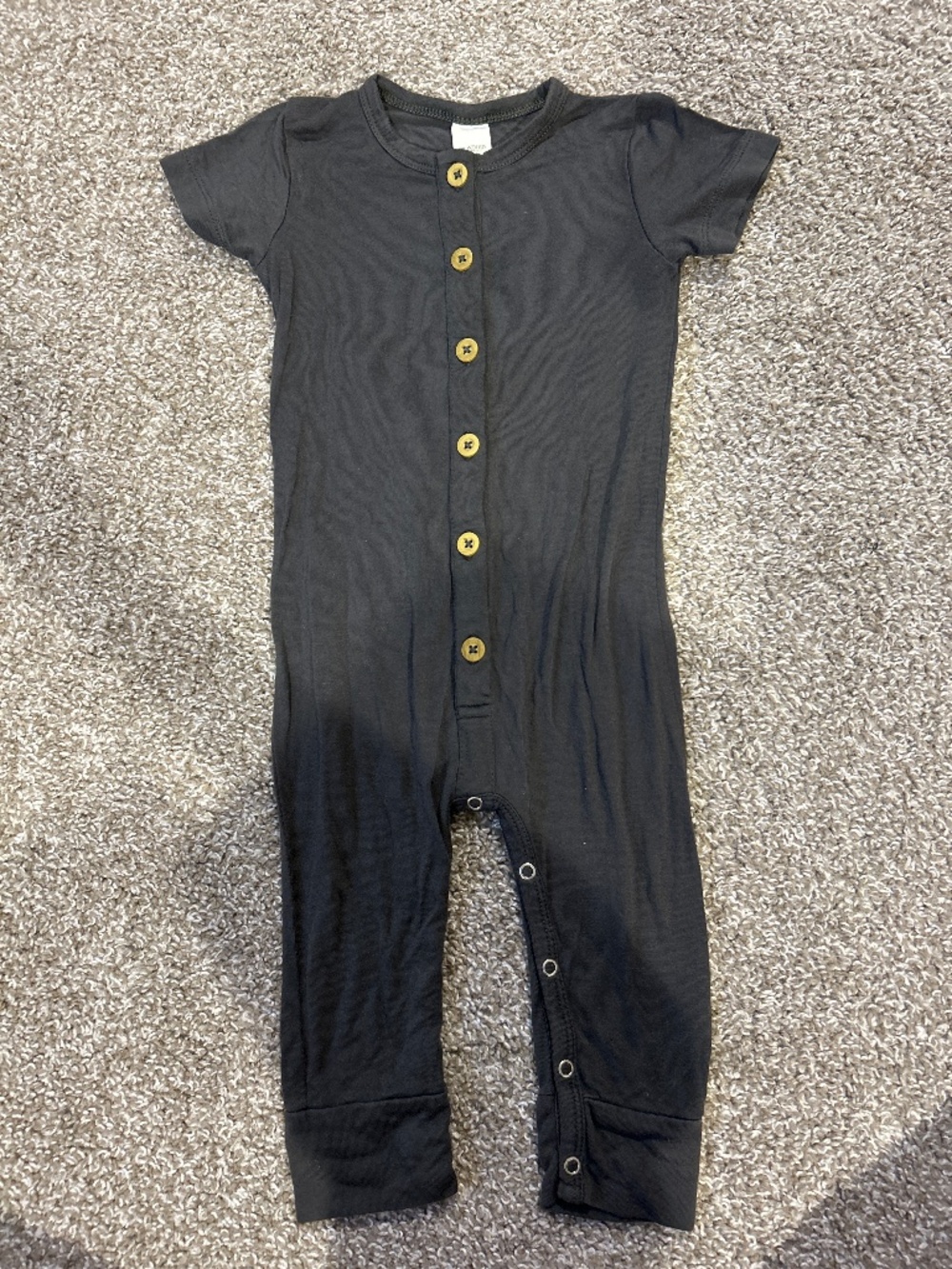 kate quinn union suit dark gray size 12-18 months brand new without tags bamboo